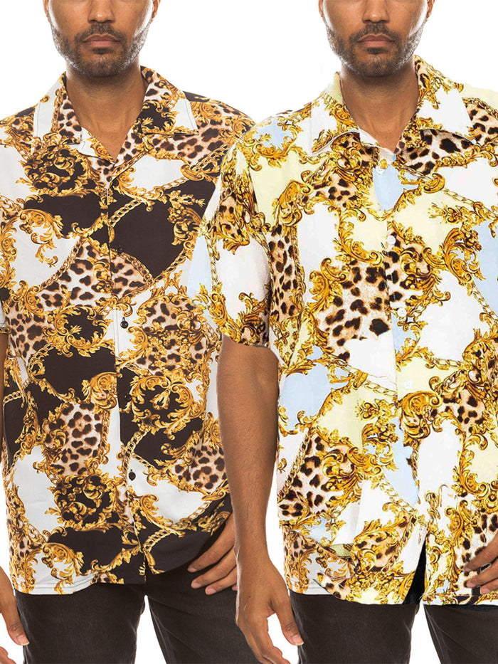 Hidden Cheetah Button Down Shirt