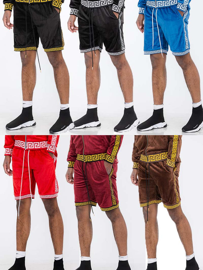 Status Velour Shorts