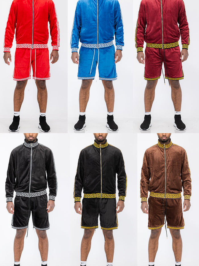 Status Velour Short Set