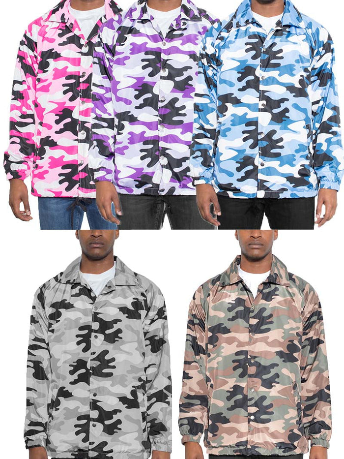 Camo Coachs Jacket-0
