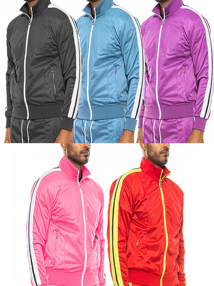 Front Pleat Track Jacket-0