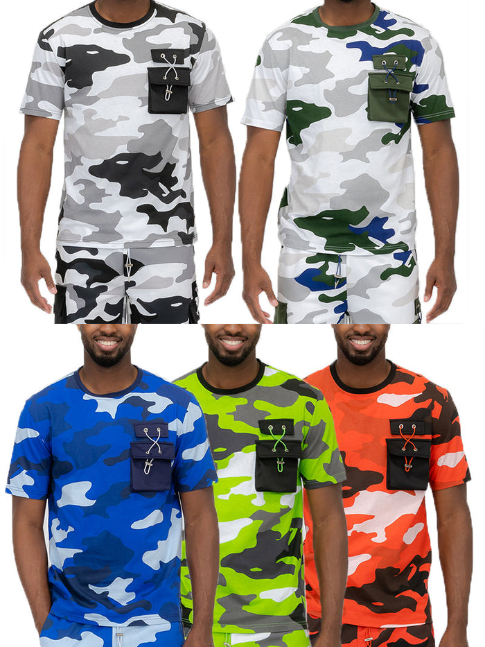 Full Camo Toggle Tshirt
