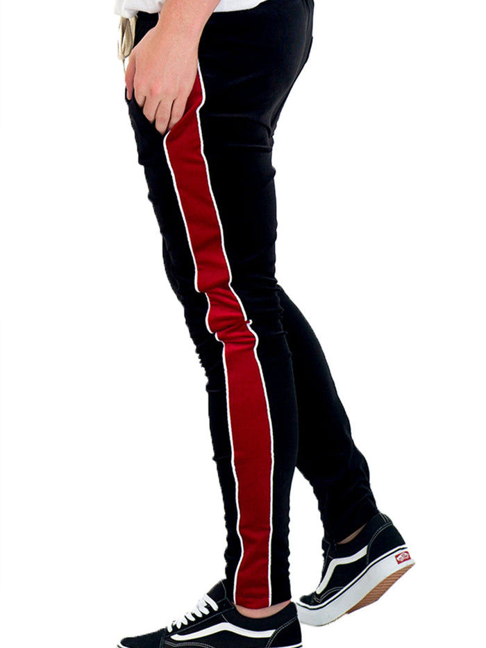 Velour Pipe Track Pants