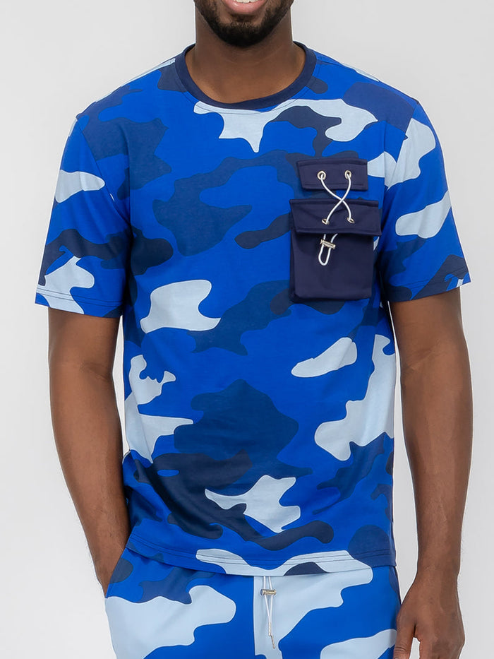 Full Camo Toggle Tshirt