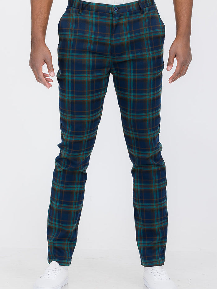 Plaid Trouser Pants