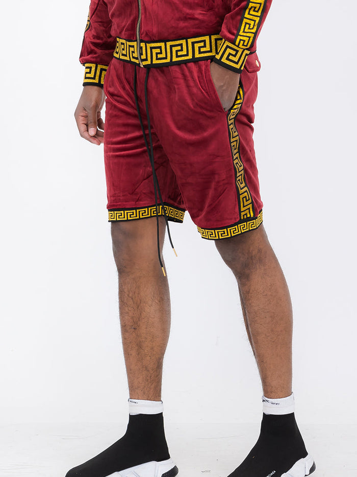 Status Velour Shorts
