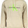 CALVIN KLEIN MEN'S BEIGE ZIPLESS SWEATSHIRT