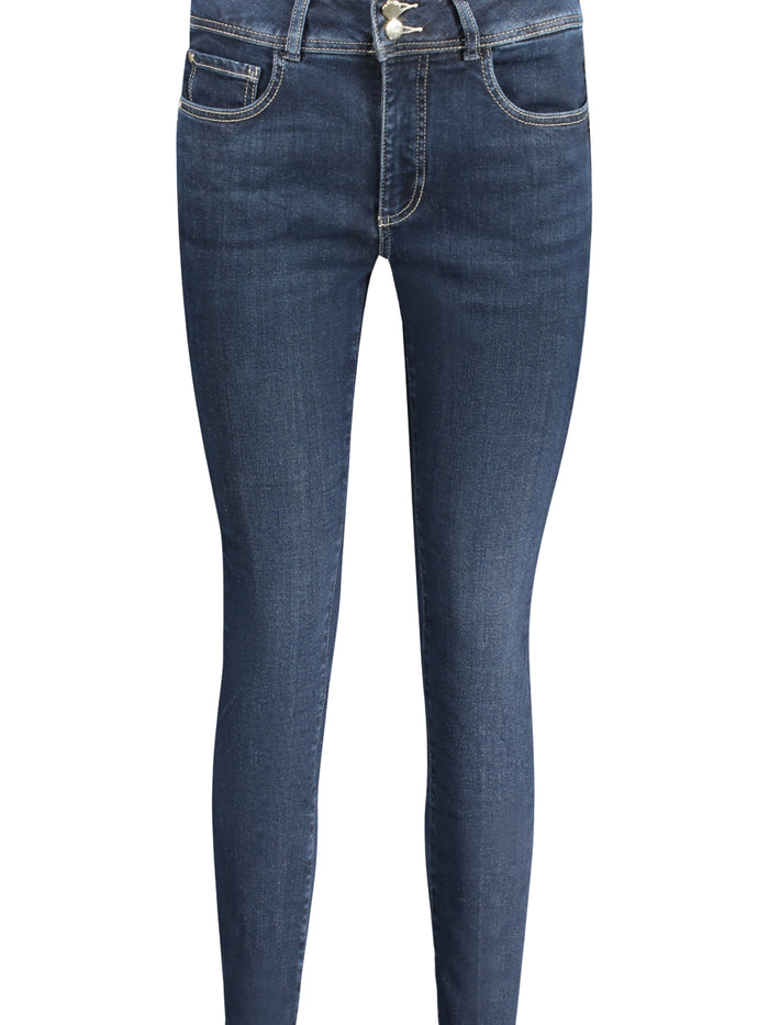 GUESS JEANS WOMEN'S DENIM JEANS BLUE