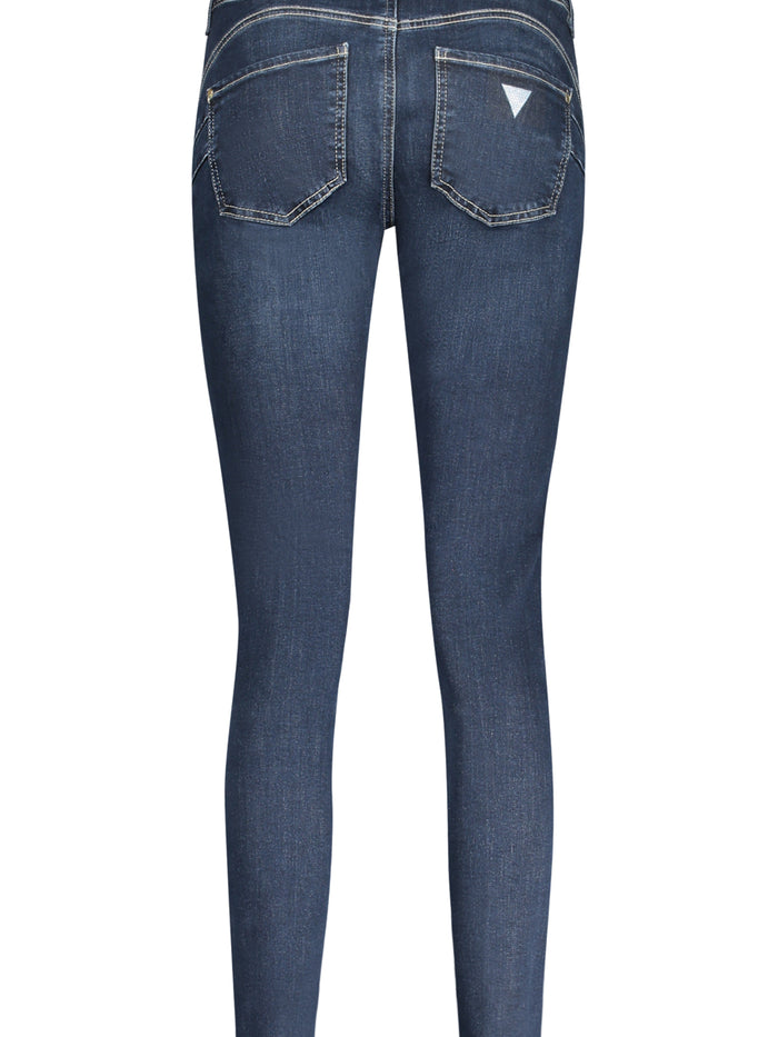 GUESS JEANS WOMEN'S DENIM JEANS BLUE