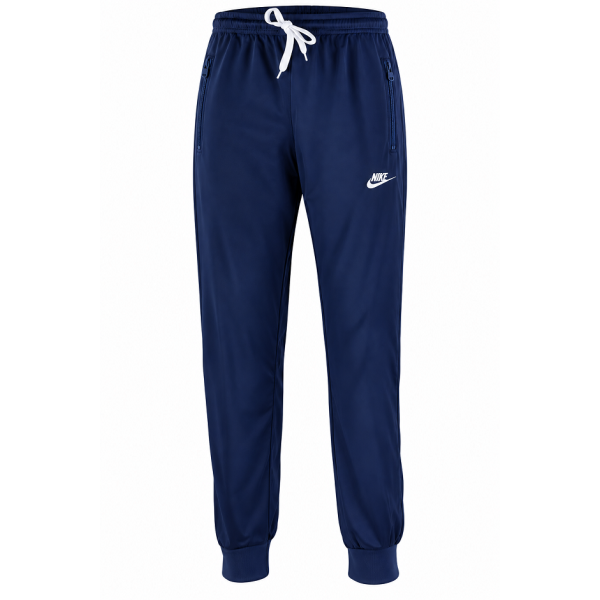 Nike Mens Poly-Knit Full-Zip Tracksuit Navy