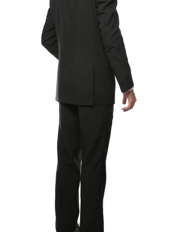 Paul Lorenzo MMTUX Black Regular Fit 2pc Tuxedo