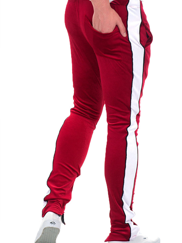 Velour Pipe Track Pants