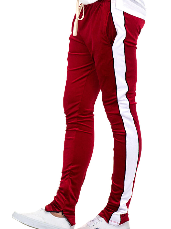 Velour Pipe Track Pants