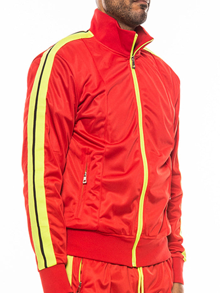 Front Pleat Track Jacket-0